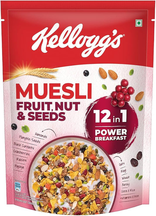 Kellogg"s muesli (fruit,nuts.seeds) 750g