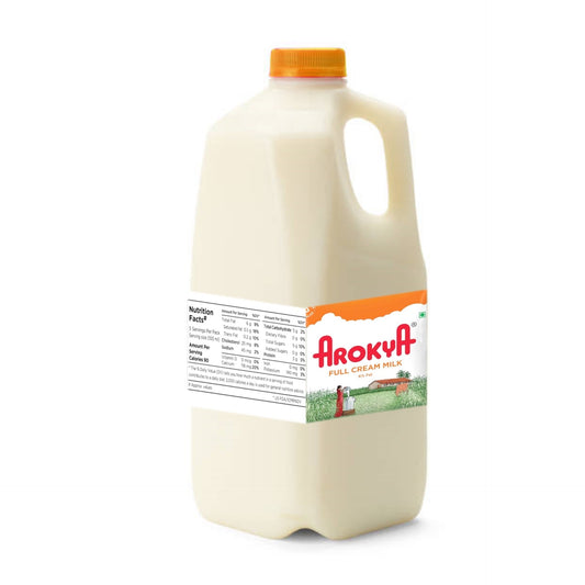 Arokya Milk can (Full cream), 1.5 Lt
