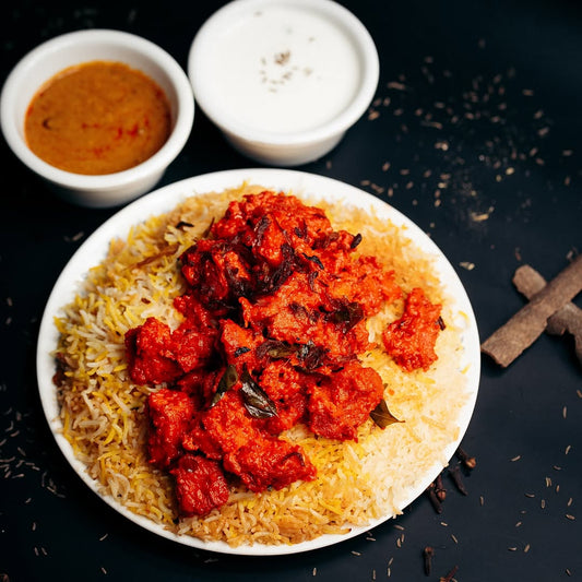 Chicken 65 biriyani
