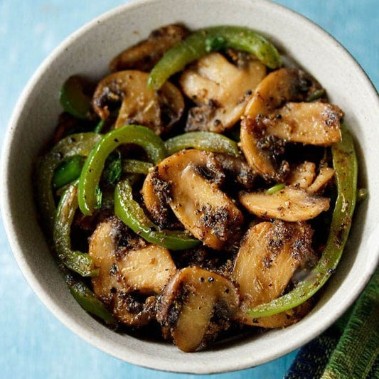 Mushroom pepper fry